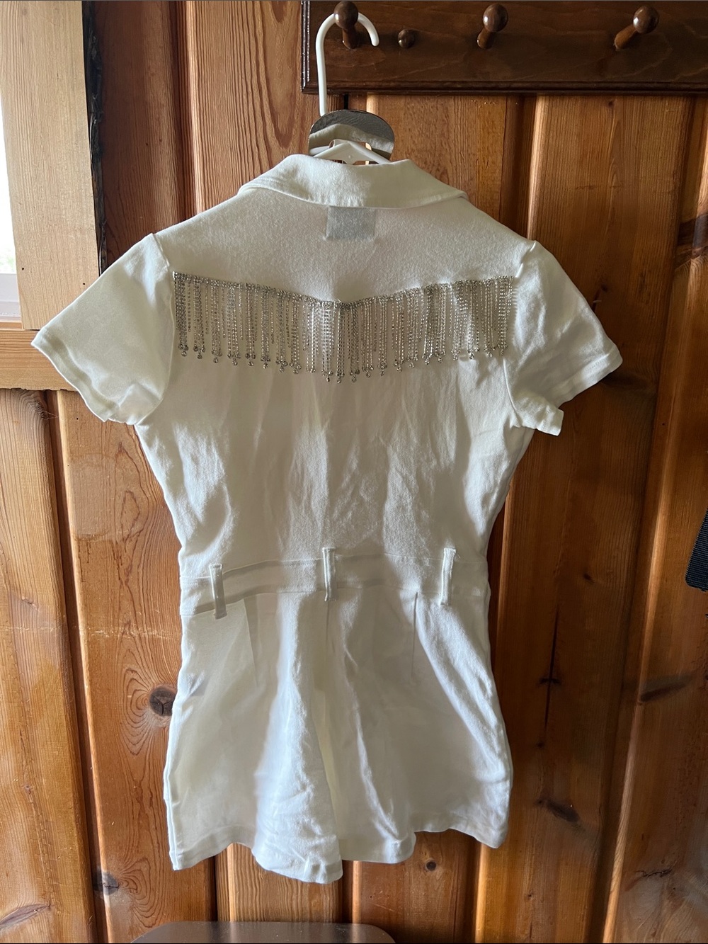 Show Me Your MuMu White Outlaw Romper with Belt - Picture 6 of 6